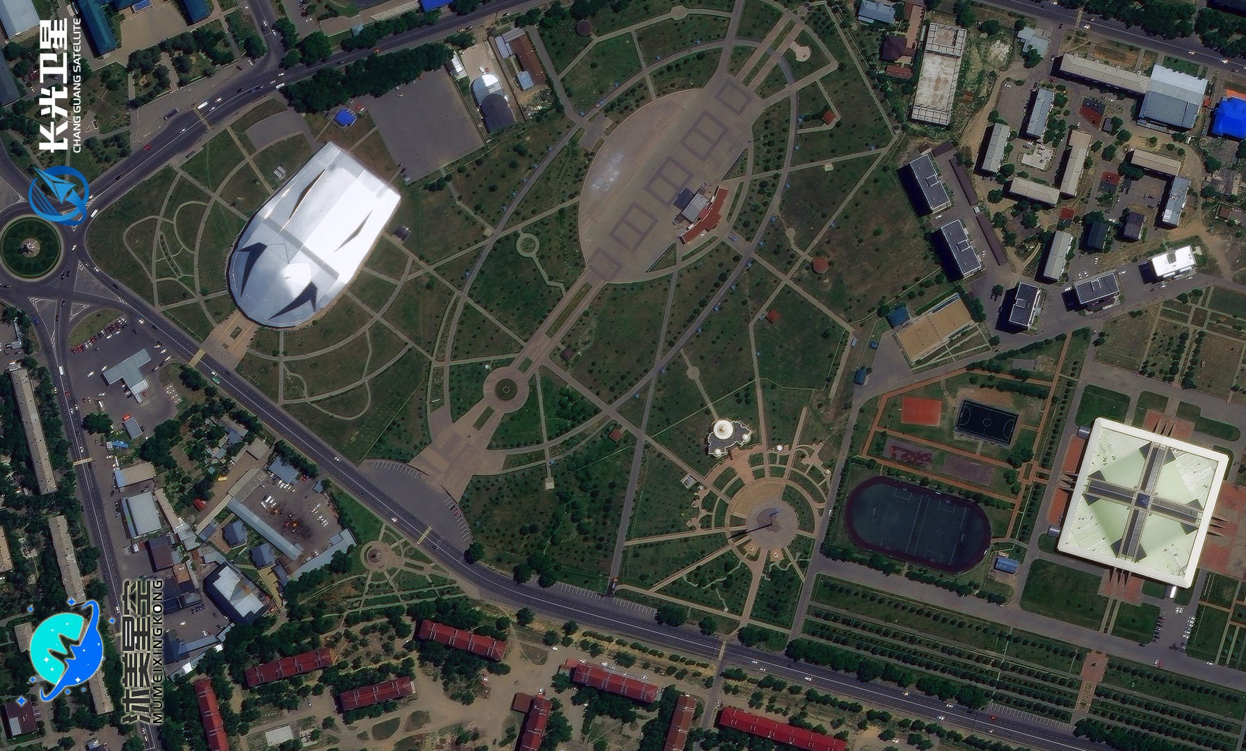 An image of Taldykorgan, Kazakhstan, taken shortly after TEE-01B’s launch in June 2024 to verify its systems are healthy.