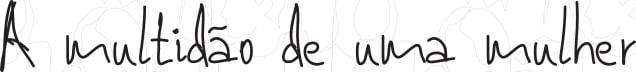 A multidão de uma mulher