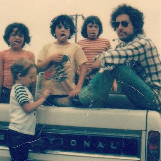 Bob Dylan as Family Man (30 Photos)