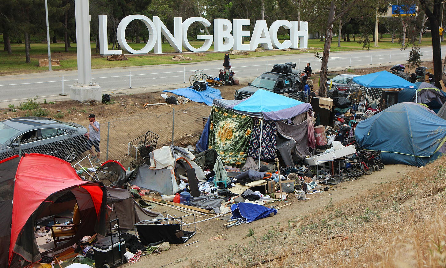 People have to know we are human': Homeless cleared from prominent  encampment Downtown • Long Beach Post News