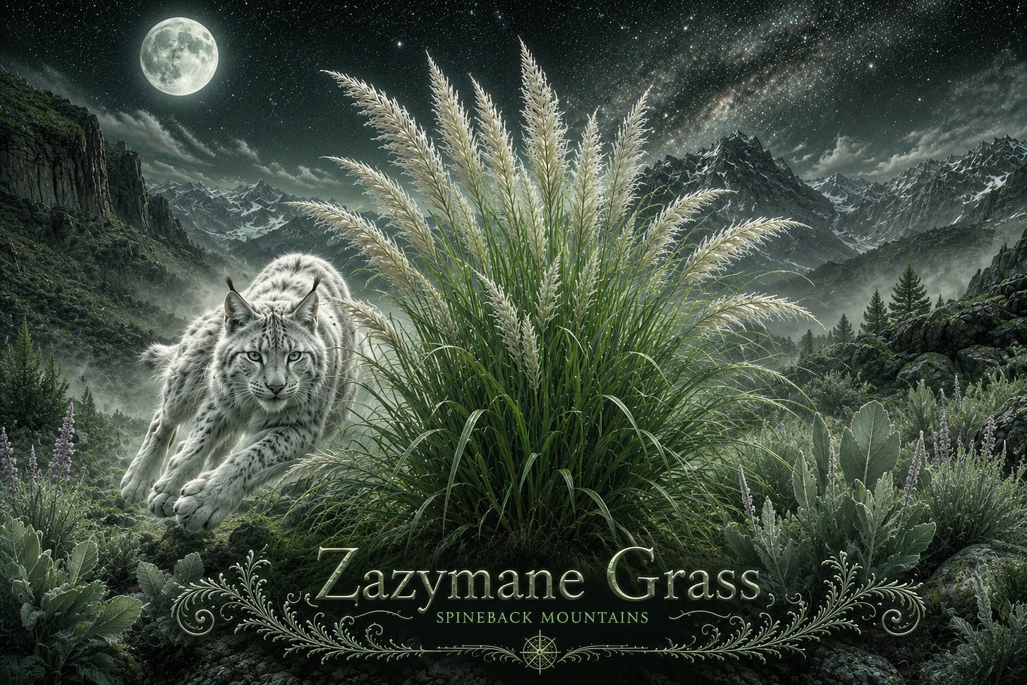 Image of Zazymand grass with a Wazy Cat running around it