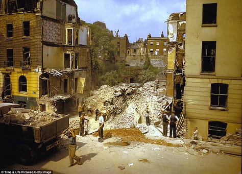 Color images released to mark the 70th anniversary of the launch of Winston Churchill's 'V for Victory' campaign on July 19, 1941.