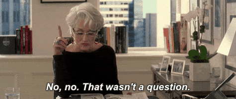 No No That Wasnt A Question GIFs - Find & Share on GIPHY