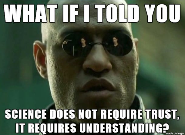 People dont trust science - Meme Guy People dont trust science - Meme Guy