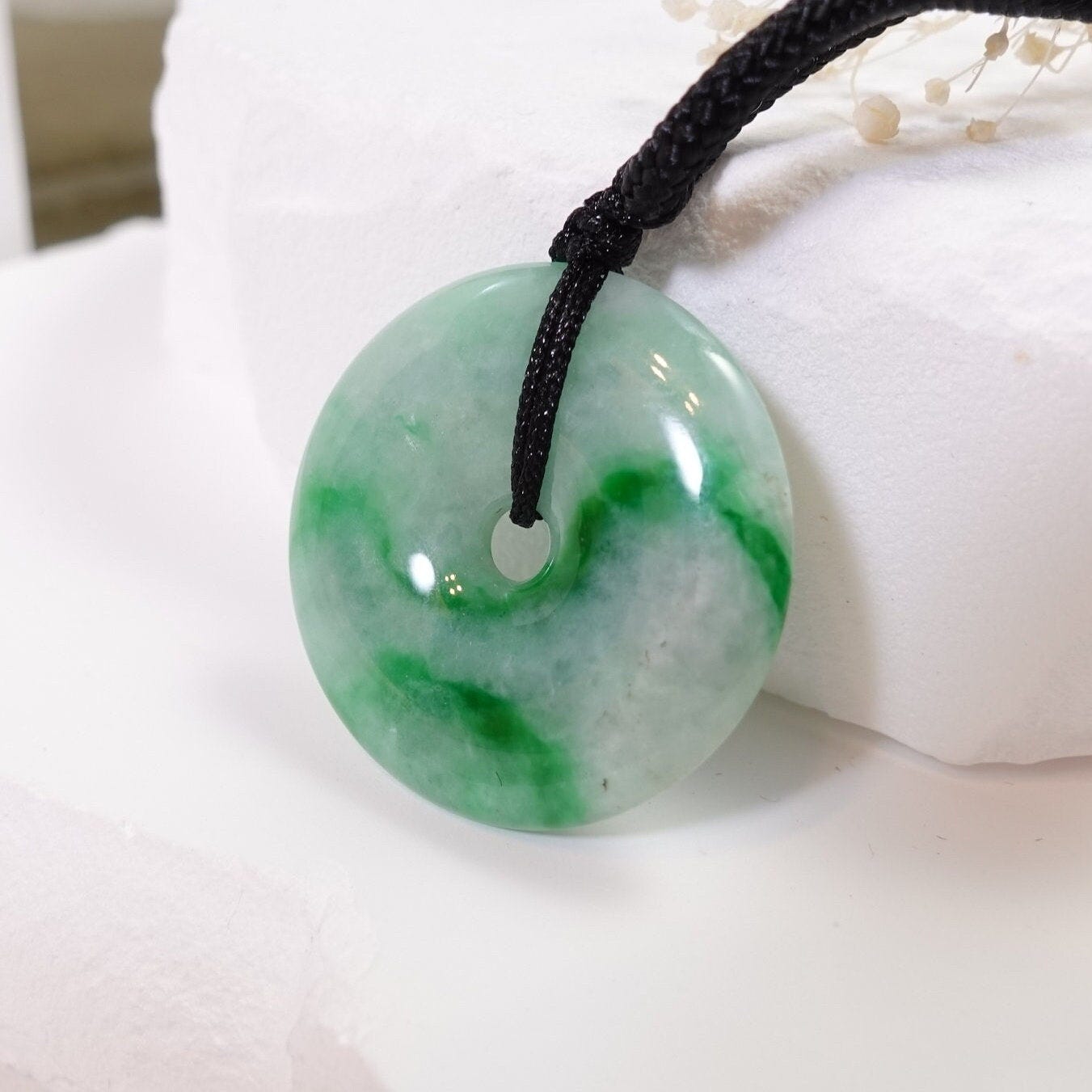 Donut Jade Pendant, Jade Jewelry, Natural Genuine Jade Gemstone, Peace  Jade, Jade Necklace Men, Gifts for Women, Premium Jade, Handmade - Etsy