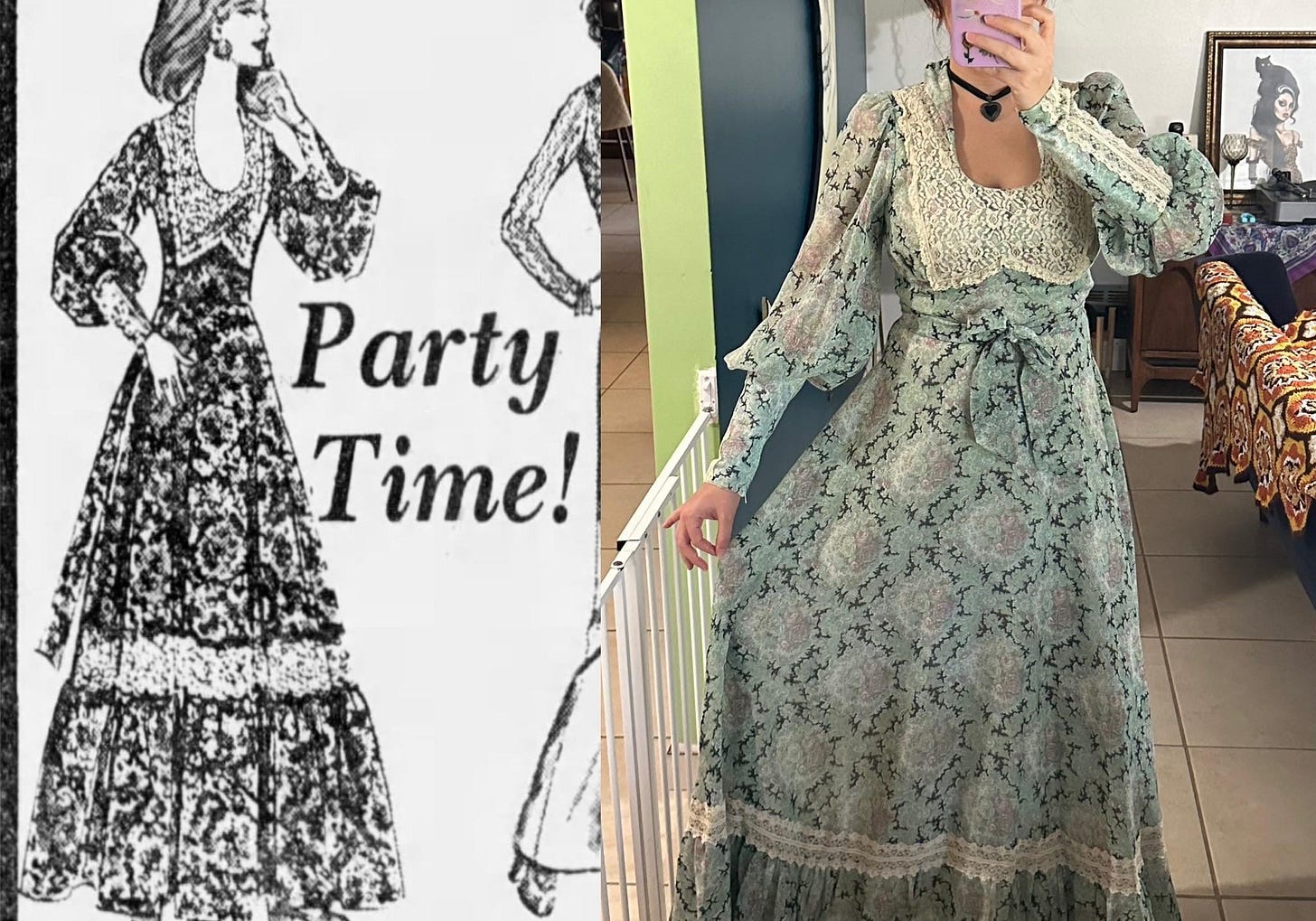 Early 1970s Gunne Sax Dress : r/VintageFashion