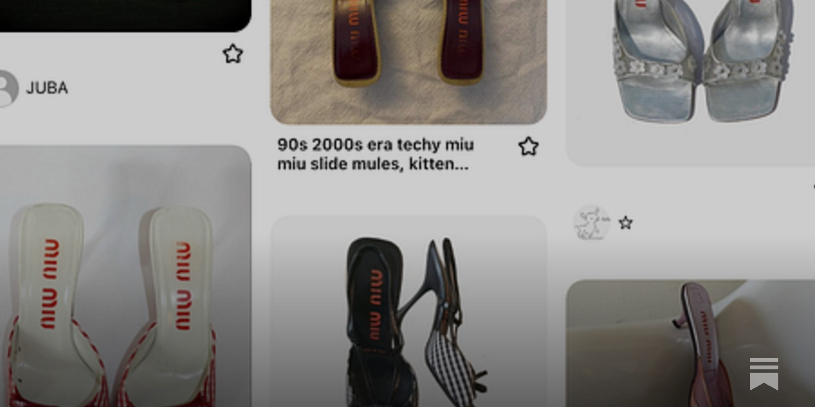 vintage miumiu 90s 00s ヒールシューズ archive Vintage 90s Miu Miu Purple Leather Shoes With Peep Toes Size