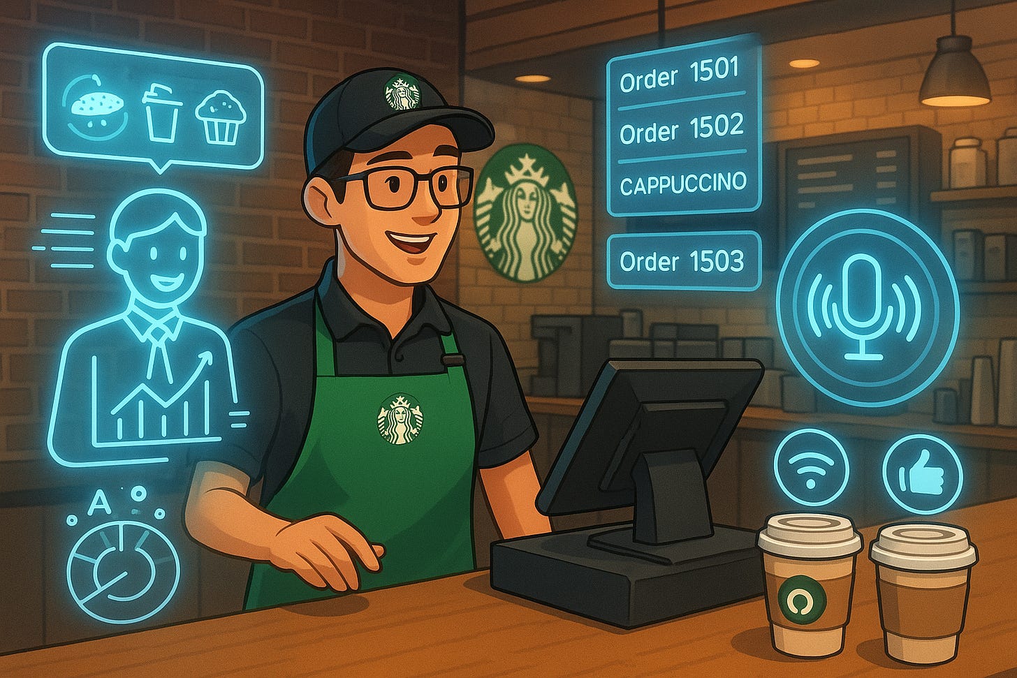 Starbucks develops AI barista technology that can predict and personalize customer orders