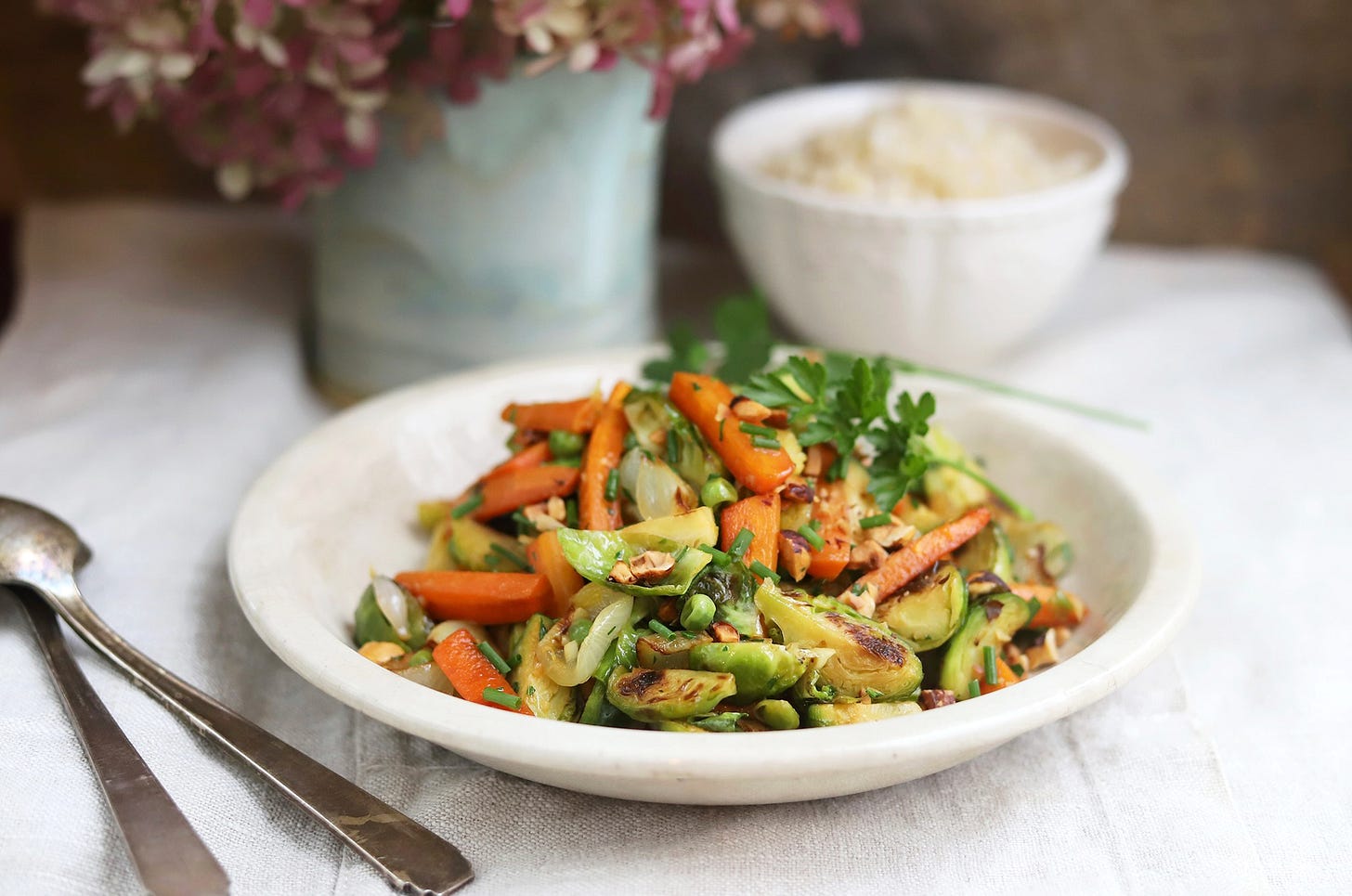 Holiday Vegetable Ragout with Citrus Butter Sauce and Tarragon, Cook the Vineyard