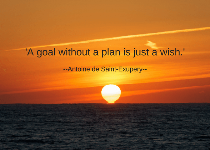 'A goal without a plan is just a wish.'