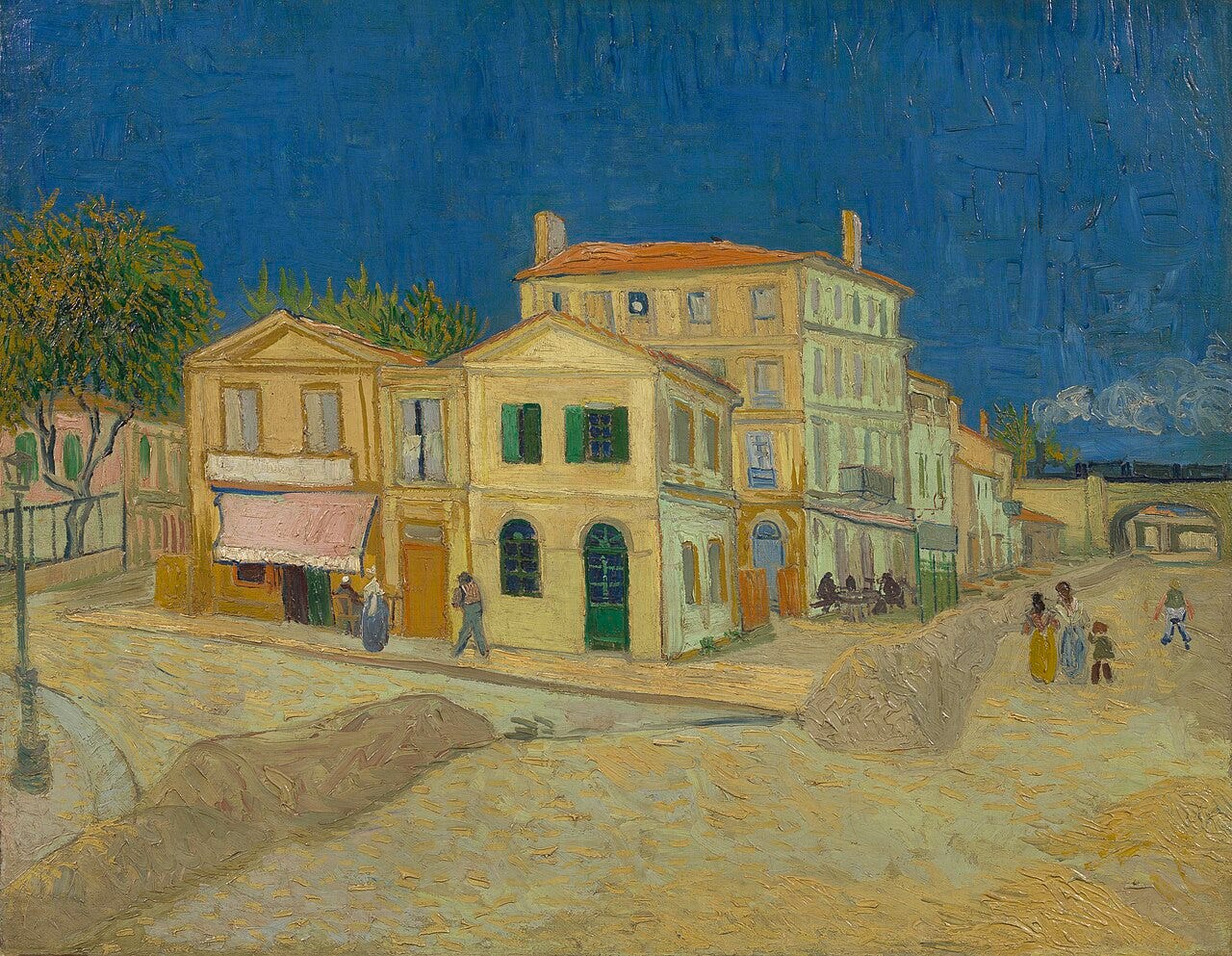 Van Gogh's Yellow House in Arles, the home he shared briefly with Paul Gauguin Van Gogh's Yellow House in Arles, the home he shared briefly with Paul Gauguin