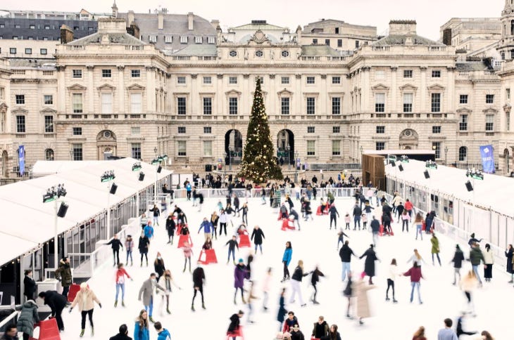 Albert hall london december christmas