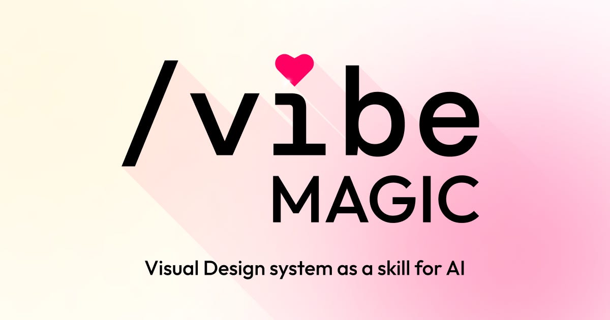 Vibe coding and design systems — Substack