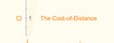 The Cost of Distance