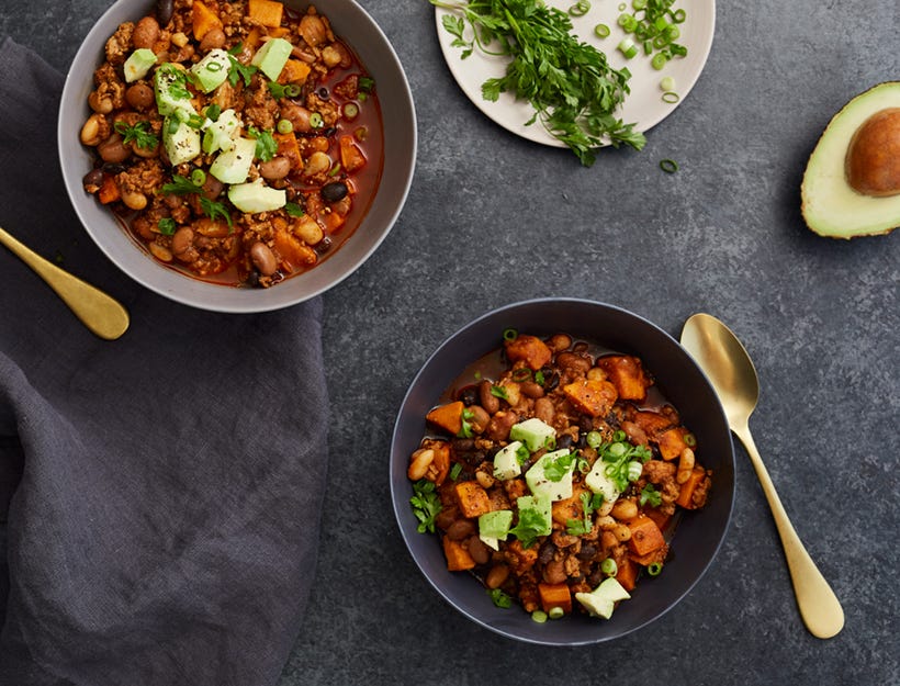Turkey and Sweet Potato Chili