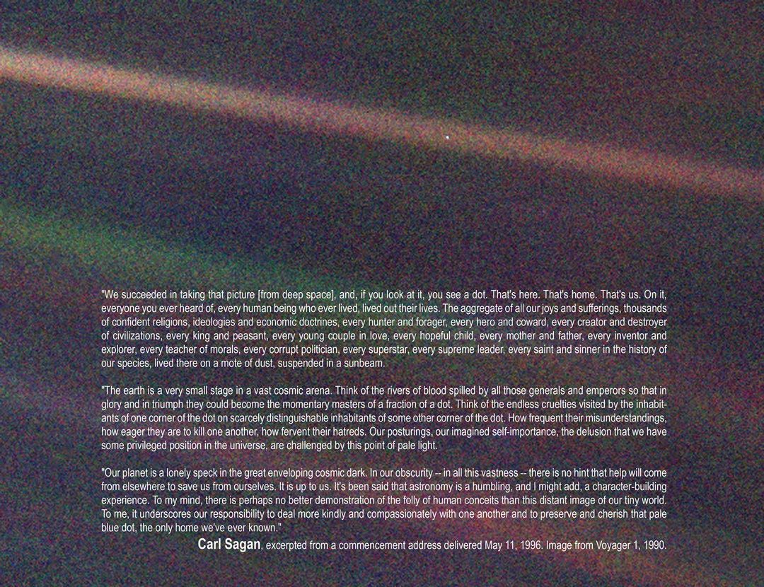 Pale Blue Dot Photo | Carl Sagan Quote - Sky Image Lab Pale Blue Dot Photo | Carl Sagan Quote - Sky Image Lab