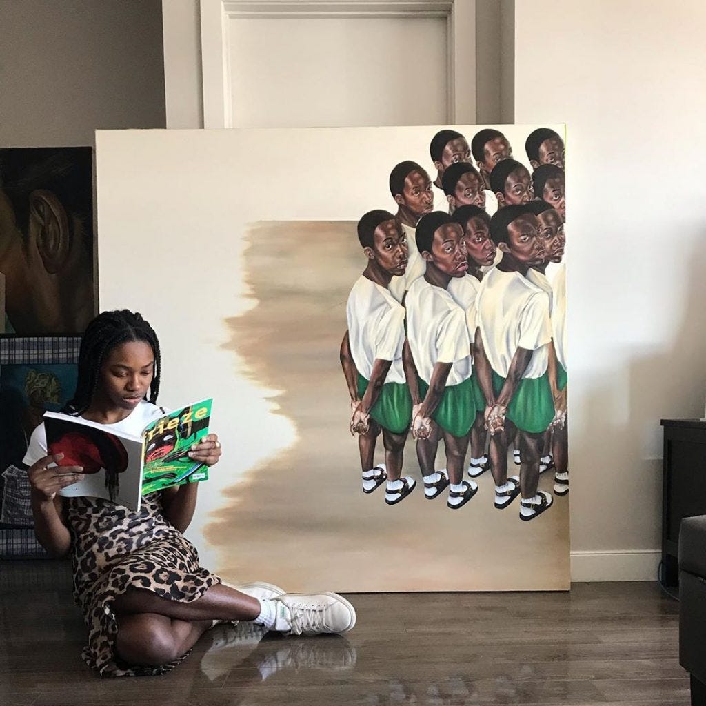 Ekene Emeka Maduka Freezes Truth and History in Her Paintings -  TheArtGorgeous