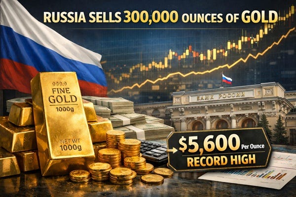 Không ai theo kịp: Nước Nga bỏ túi tới 1,68 tỷ USD nhờ bán vàng