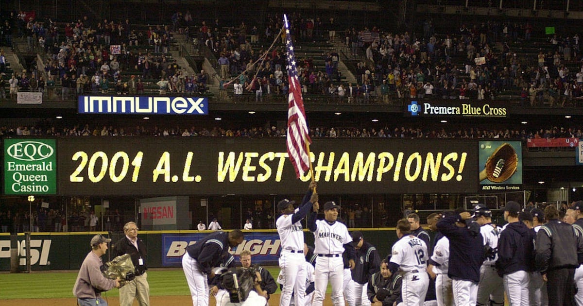 Mariners' last AL West title? Mariners' 116-win 2001 season ...