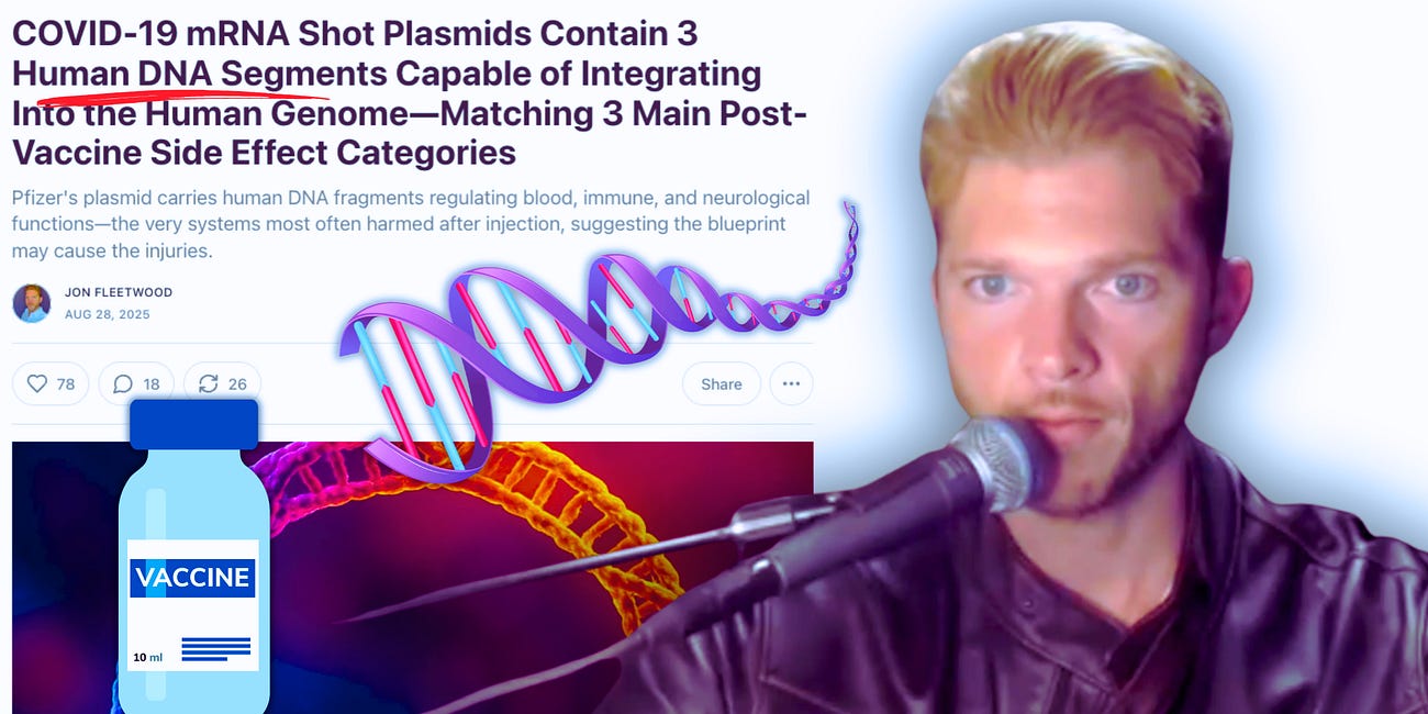 COVID-19 mRNA Shots Contain Human DNA That Match Main Post-Injection Side Effects