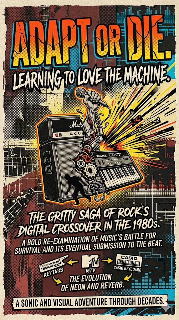 Adapt or Die: 60s/70s bands embrace 80s - SbS 03.27.26 Newsletter
