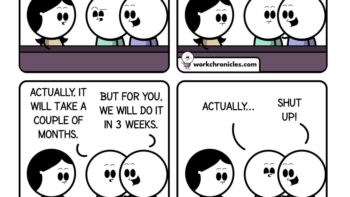 (comic) Engineer on a Sales call