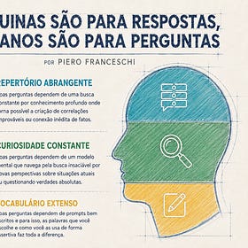 Máquinas são para respostas, humanos são para perguntas