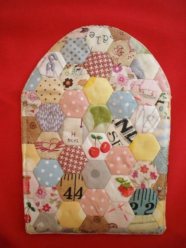 Pouch back and flap Pouch back and flap