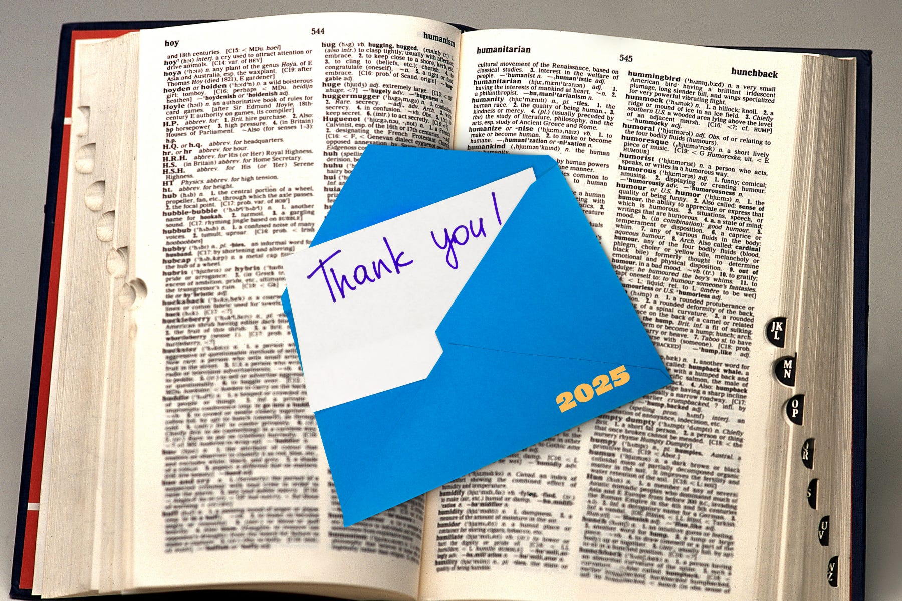 Thank You Notes From Every Dictionary’s Word of the Year 2025