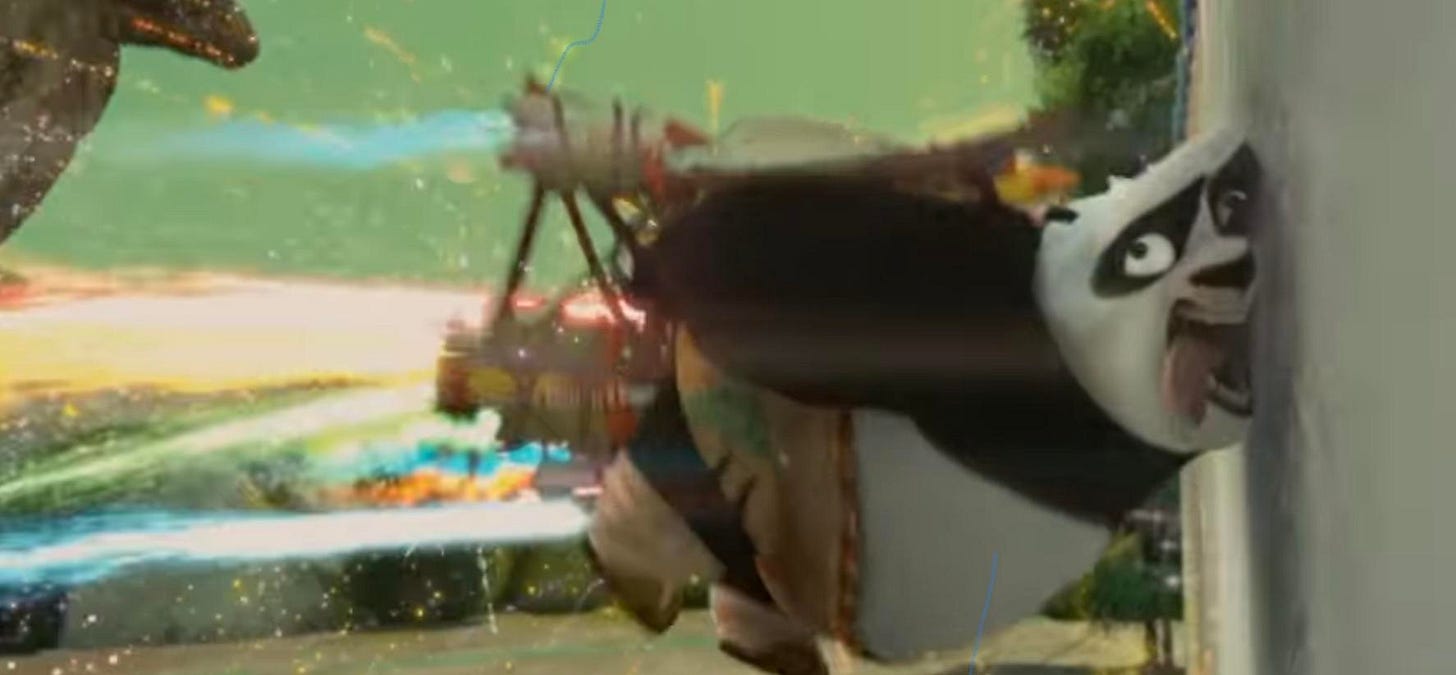 I just realized that how Po gets selected to be the dragon warrior was from  fireworks and how convenient that's what lord shen uses as a weapon : r/ kungfupanda