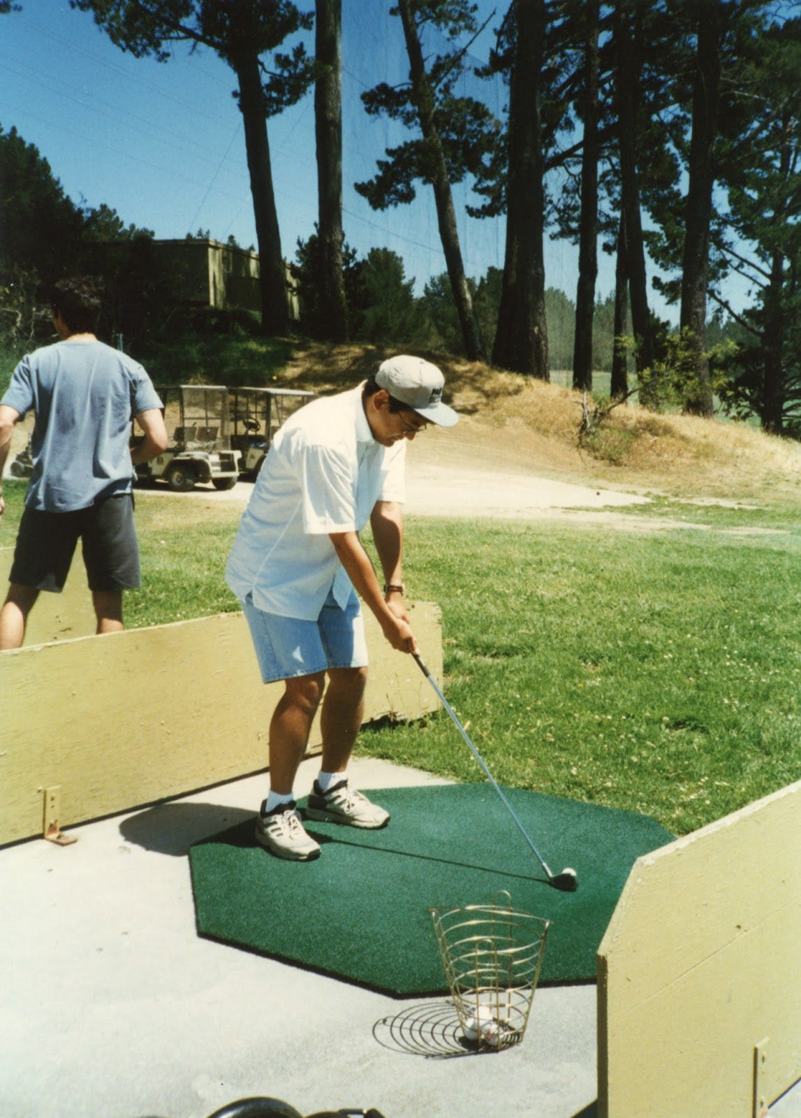 Stephen at driving range