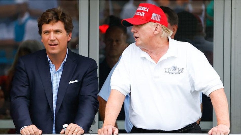 Tucker Carlson said he hates Trump 'passionately', lawsuit reveals