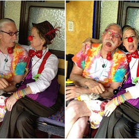 On clowning with Patch Adams and the woman I have never forgotten.