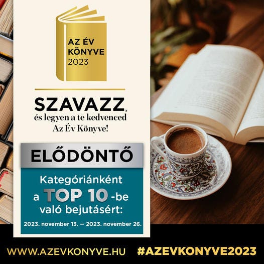 Az Év Könyve 2023 - ELŐDÖNTŐ
