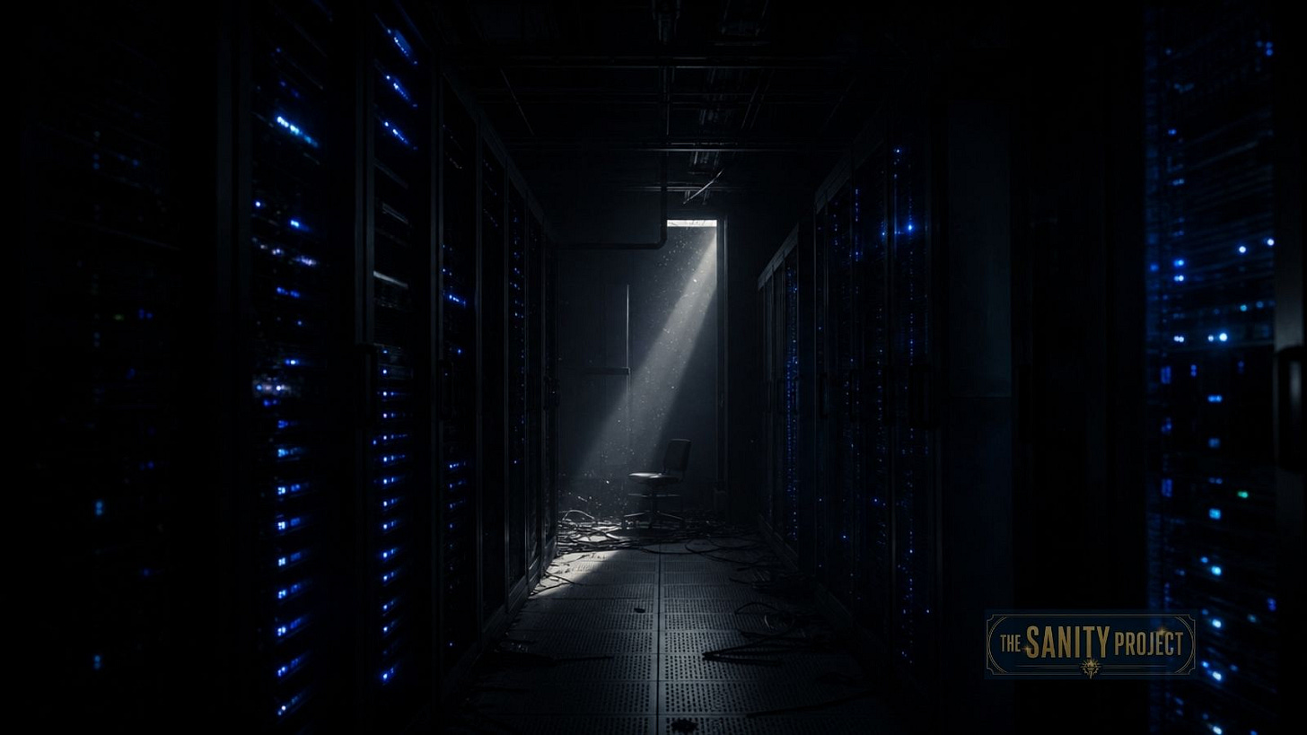 Dark server room representing the voter data breach at the center of Canada's foreign interference concerns Dark server room representing the voter data breach at the center of Canada's foreign interference concerns