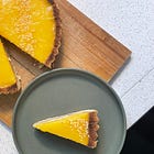 mango sticky rice tart