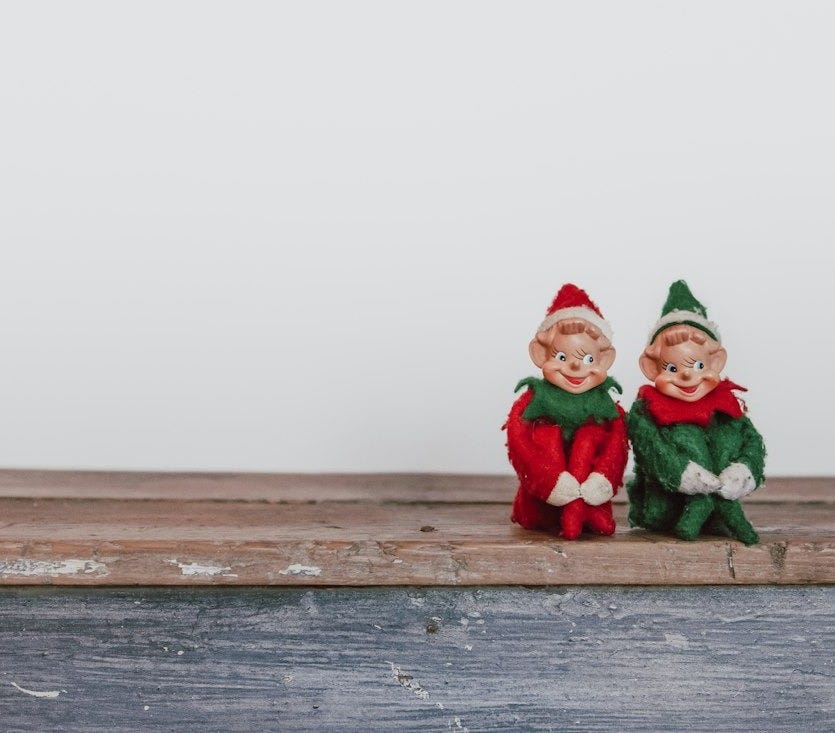 two elf on the shelf figurines two elf on the shelf figurines
