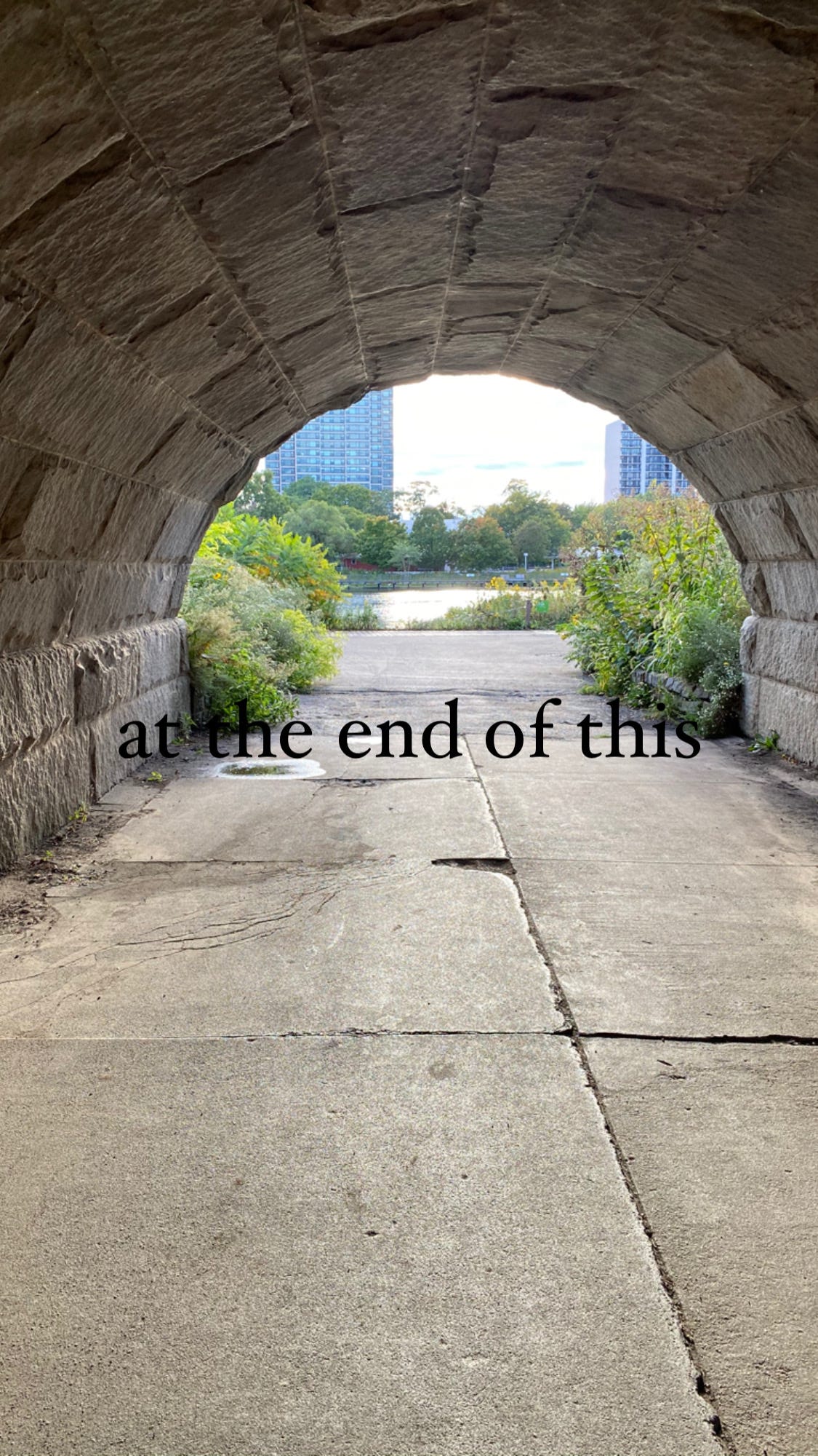 Image of tunnel mental health Sarah Fay