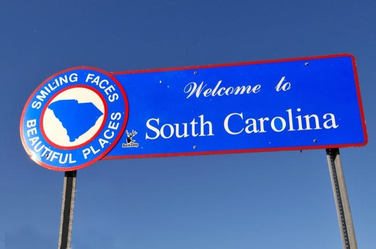 welcome sign south carolina welcome sign south carolina