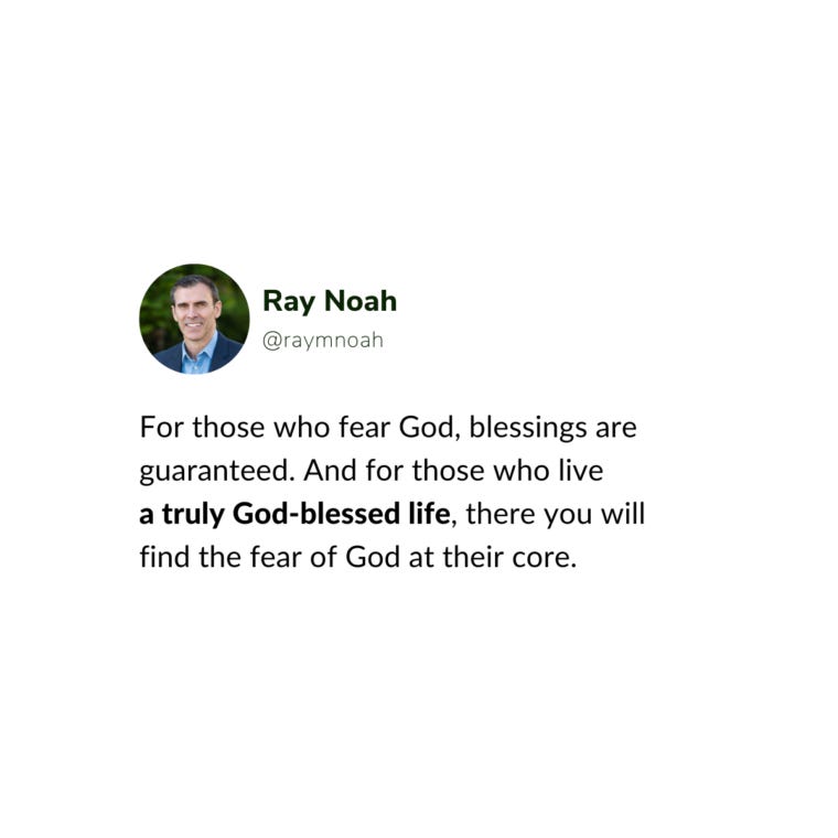 Blessed Fear - Ray Noah Blog