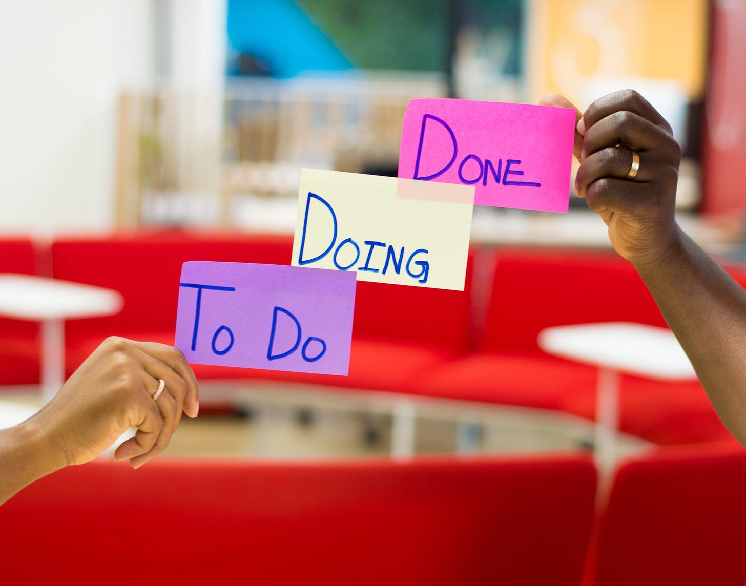 What do product people do in a Kanban process?