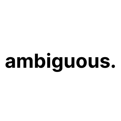 Substack profile picture for @ambiguous