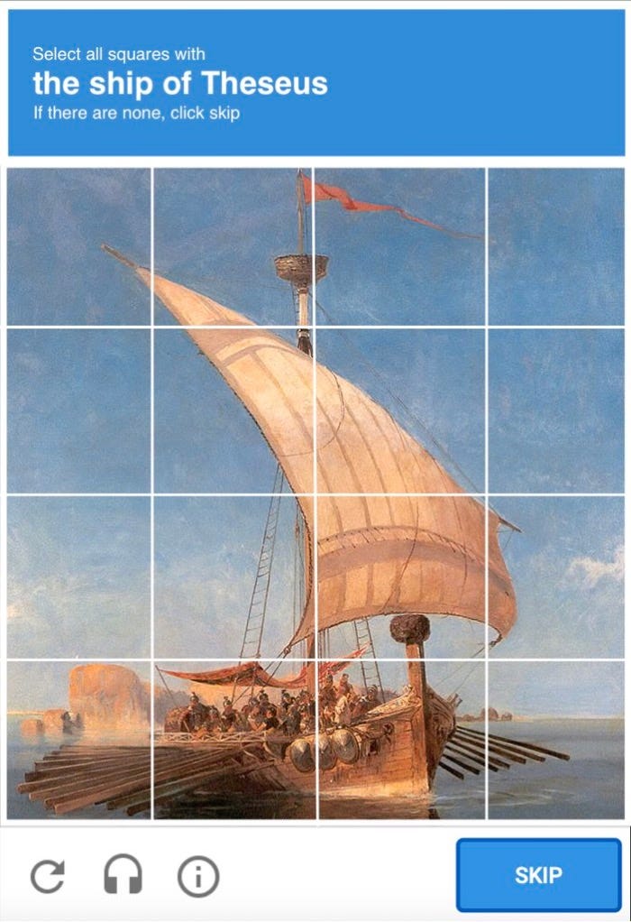 Philosophical CAPTCHAs
