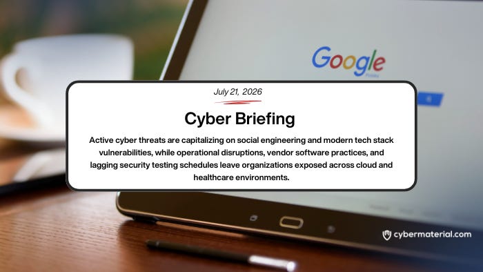 Cyber Briefing – July 21, 2026 – CyberMaterial