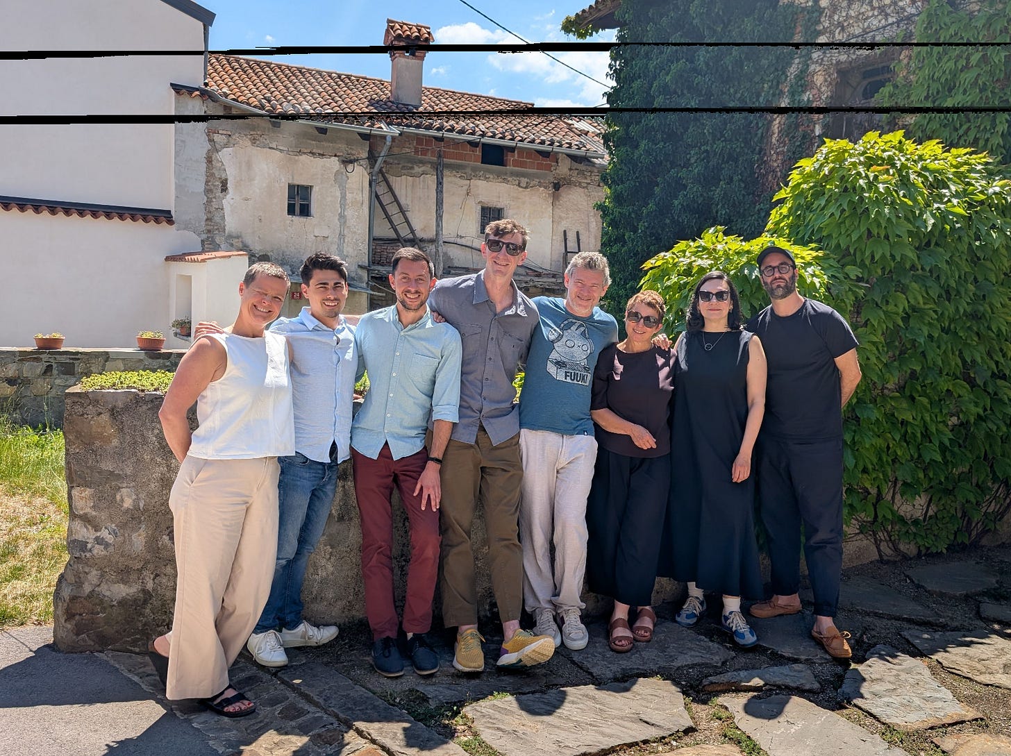 My writing course students in sunny Pedrovo, May 2026. My writing course students in sunny Pedrovo, May 2026.