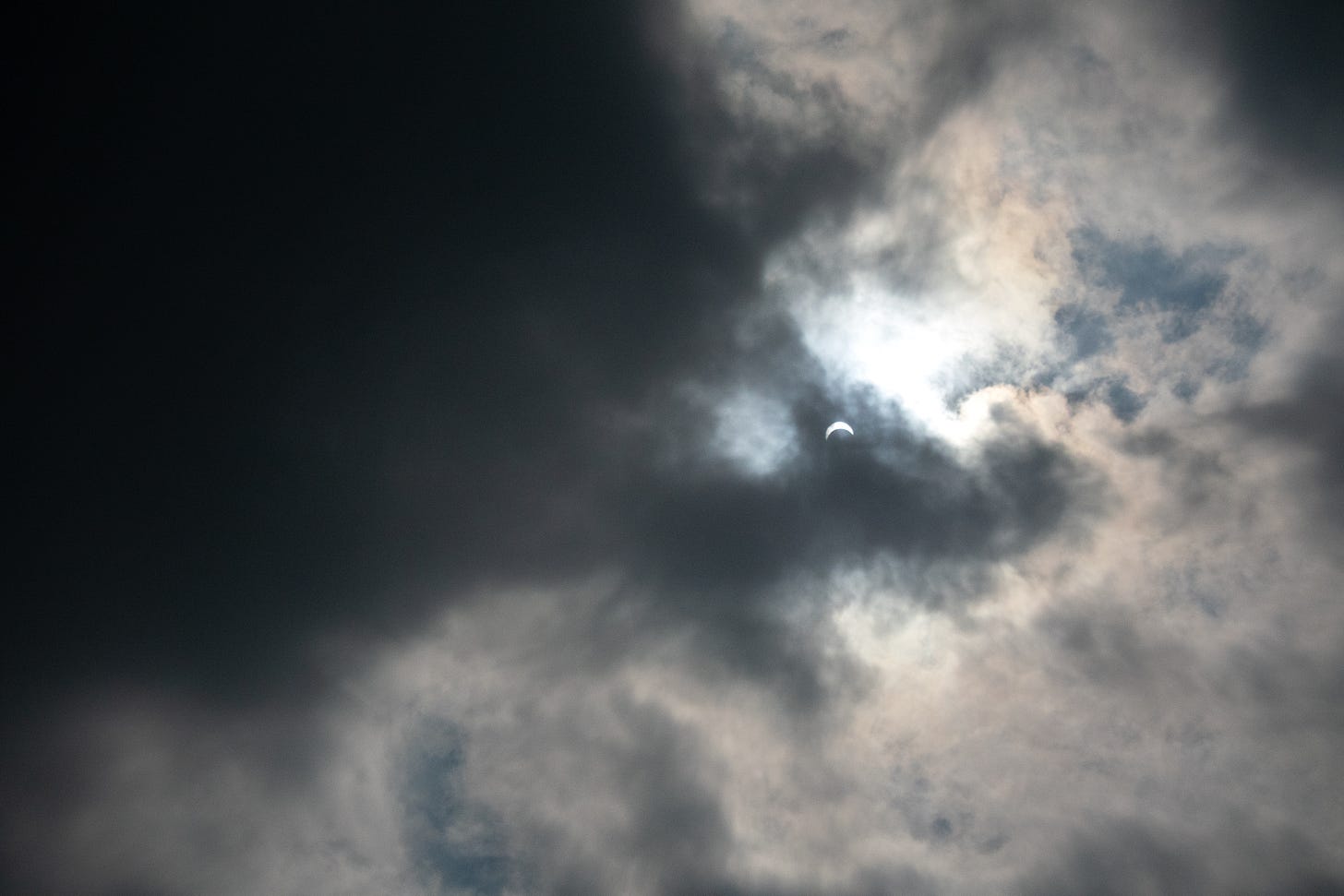 Before and After the Storm, Moon, Sky