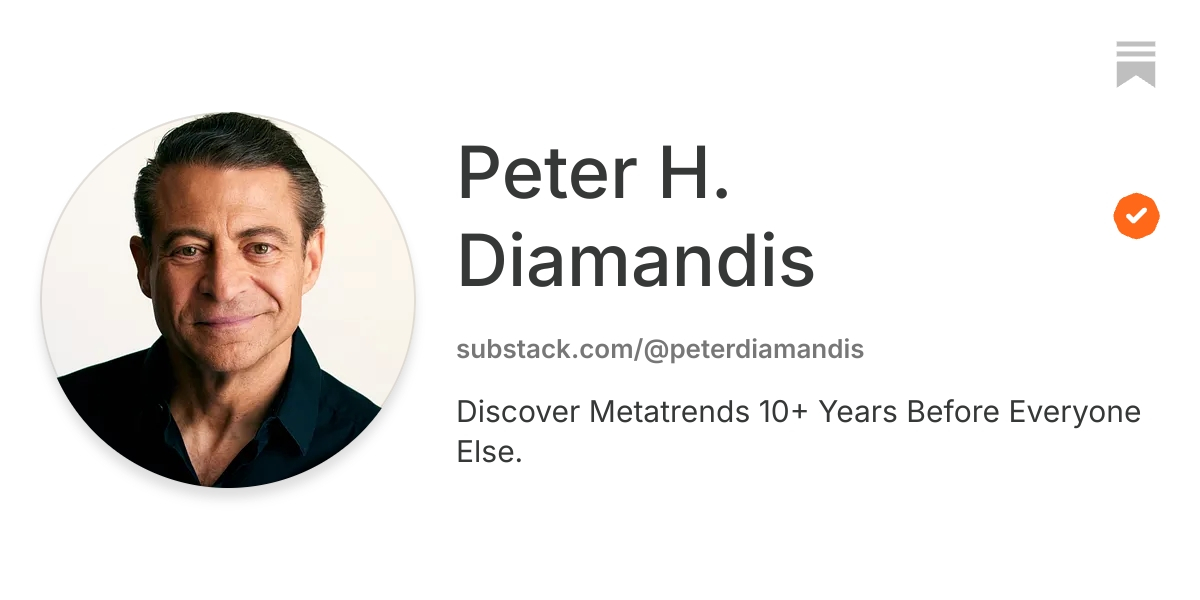 Peter H. Diamandis | Substack