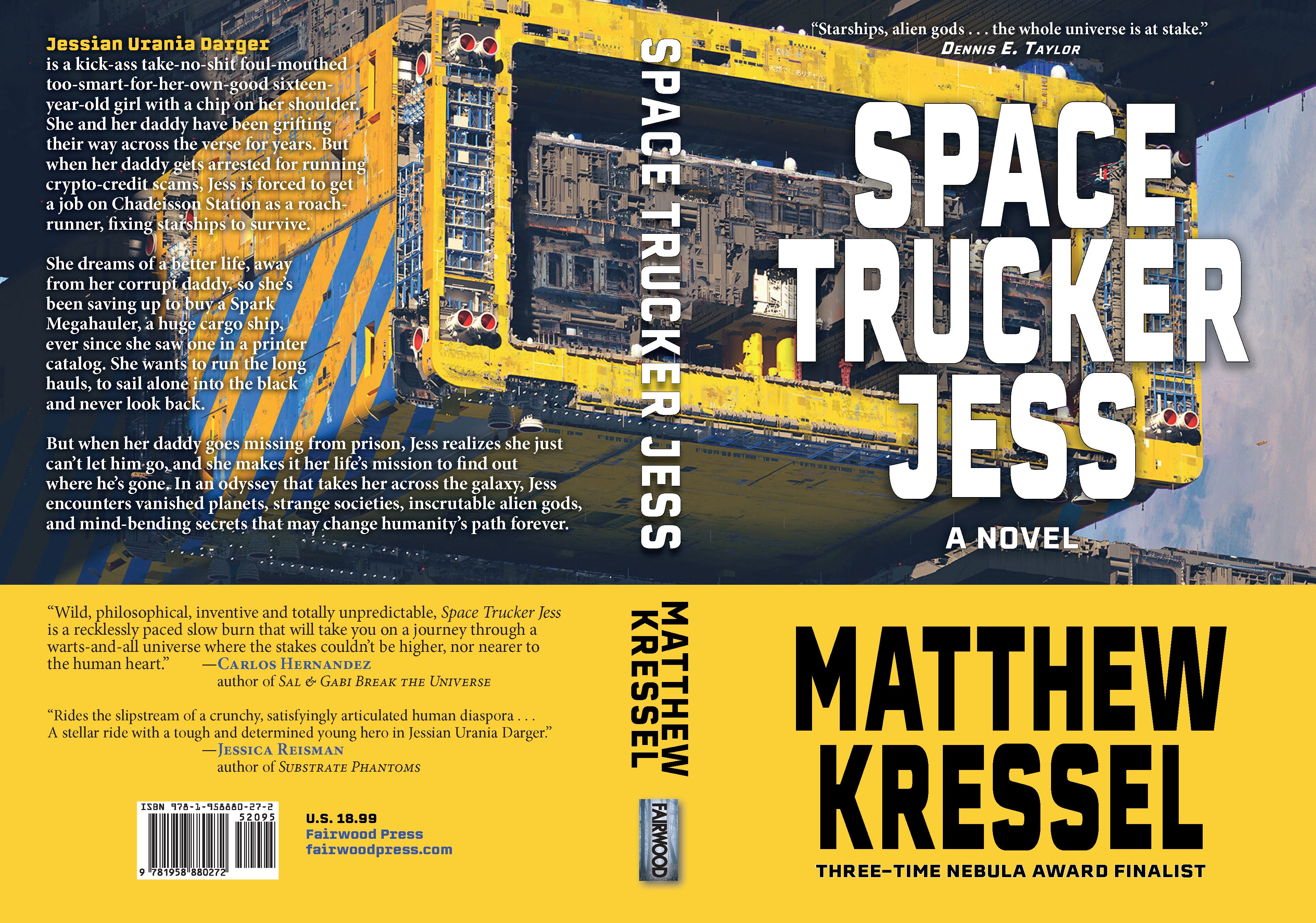 Space Trucker Jess: Full Cover Spread
