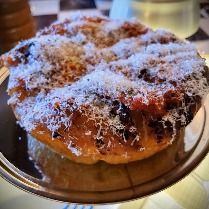 Schiacciata Rossa at Bar Tre Dita in Chicago, IL