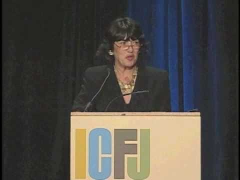 Christiane Amanpour Gives Keynote at International Center for Journalists  2008 Awards Dinner - YouTube